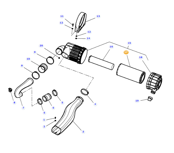 Outer Air Filter 4270033M1 - Image 3