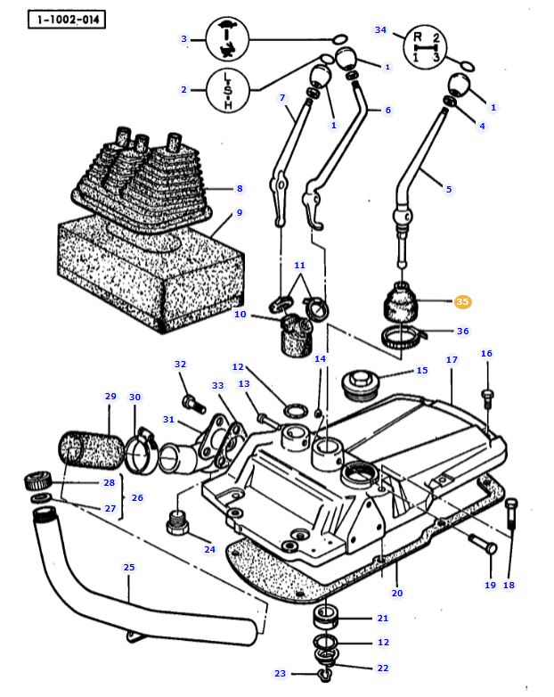 Gear Lever Boot 6269763M1 - Image 2