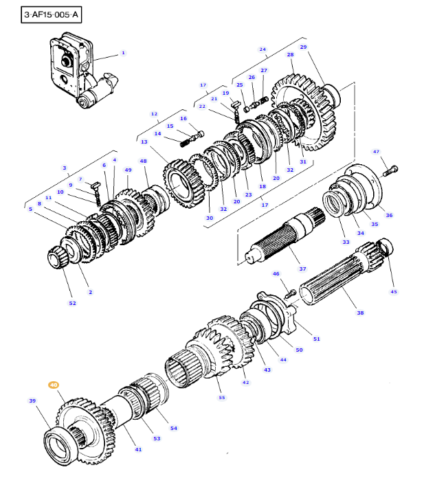Rangebox Gear 39T 3599280M2 - Image 2