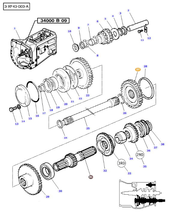 Gear 50T 3816782M1 - Image 2