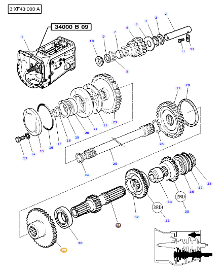 Gear 39T 3816419M1 - Image 2