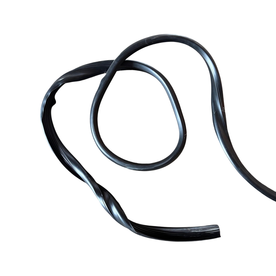 Door Glass Seal Left Hand 300 Series Style Rubber, Massey Ferguson Tractors, Ned Murphy Tractors Ltd.