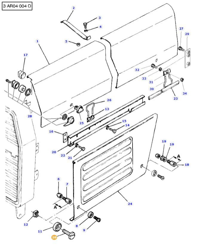 Panel Screw 3698942M1 - Image 3