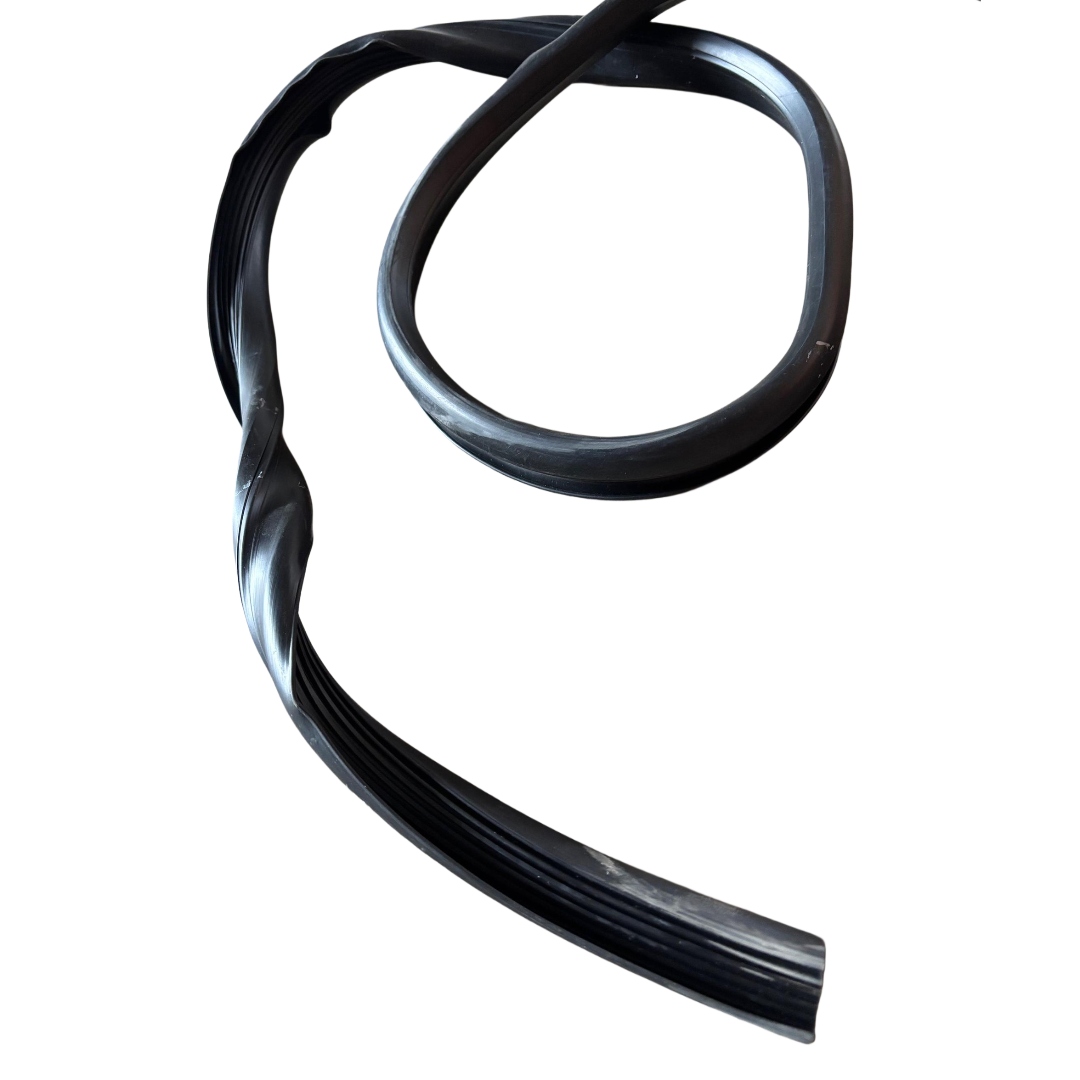 Door Glass Seal Left Hand 300 Series Style Rubber, Massey Ferguson Tractors, Ned Murphy Tractors Ltd.