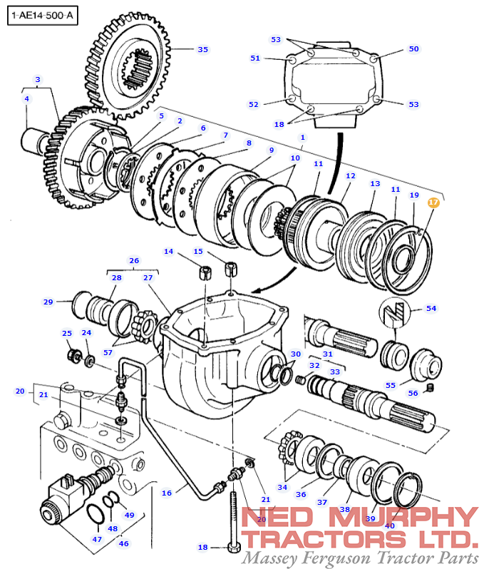 4WD Clutch Pack O-Ring 3384523M1 - Image 2