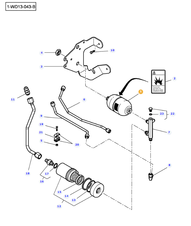 Accumulator 3619551M4 - Image 2