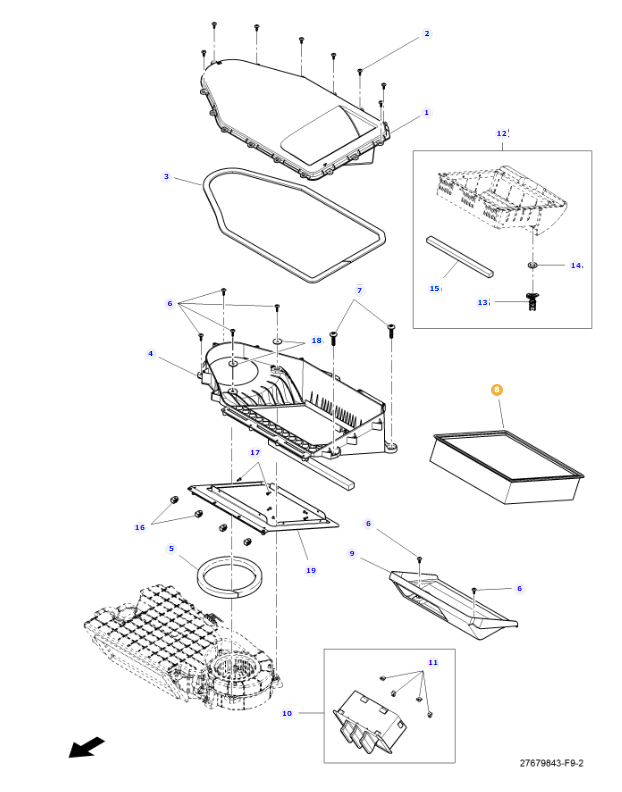 Cab Air Filter 4385488M3 - Image 3