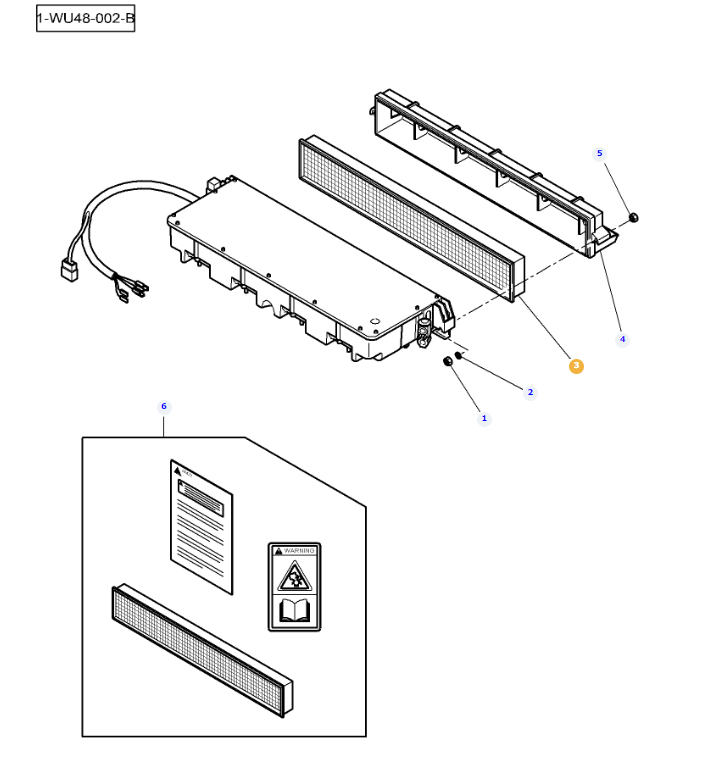 Cab Air Filter 3388840M3 - Image 2