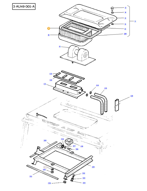 Cab Air Filter 3478327M1 - Image 2