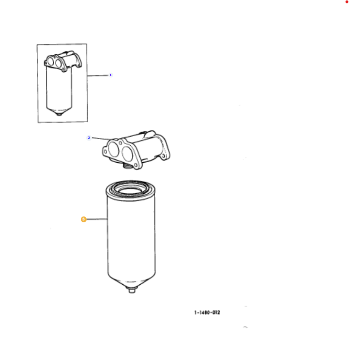 Hydraulic Filter 3383386M92 - Image 2