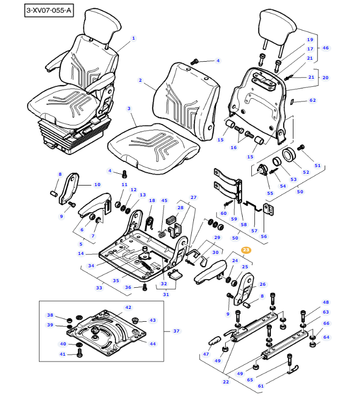 Seat Armrest Left Hand 3904442M91 - Image 2