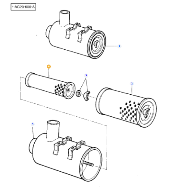 Inner Air Filter 70257029 - Image 2