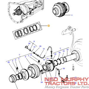 Clutch Slave Cylinder Seal Kit 3600207M94 - Image 2
