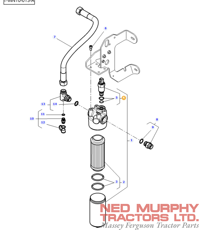 Hydraulic High Pressure Sensor 4368842M1 - Image 3