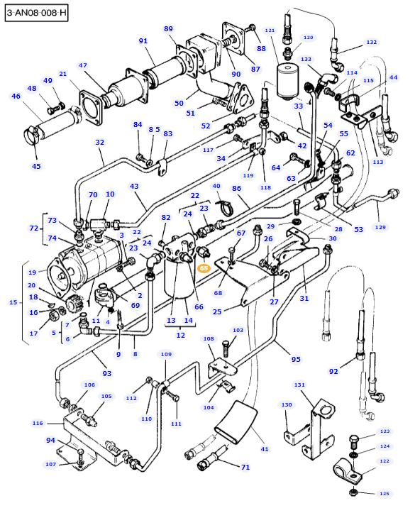 Hydraulic Oil Pressure Switch 3595186M2 - Image 2