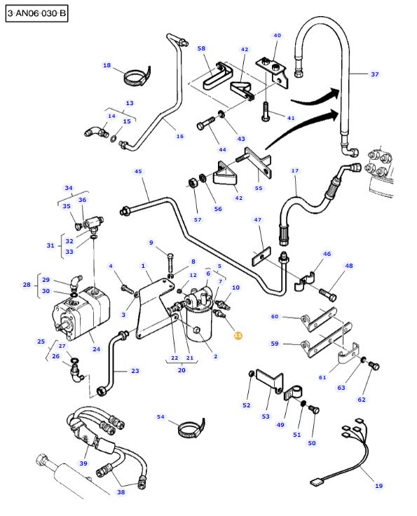 Hydraulic Oil Temperature Switch 3595187M1 - Image 2