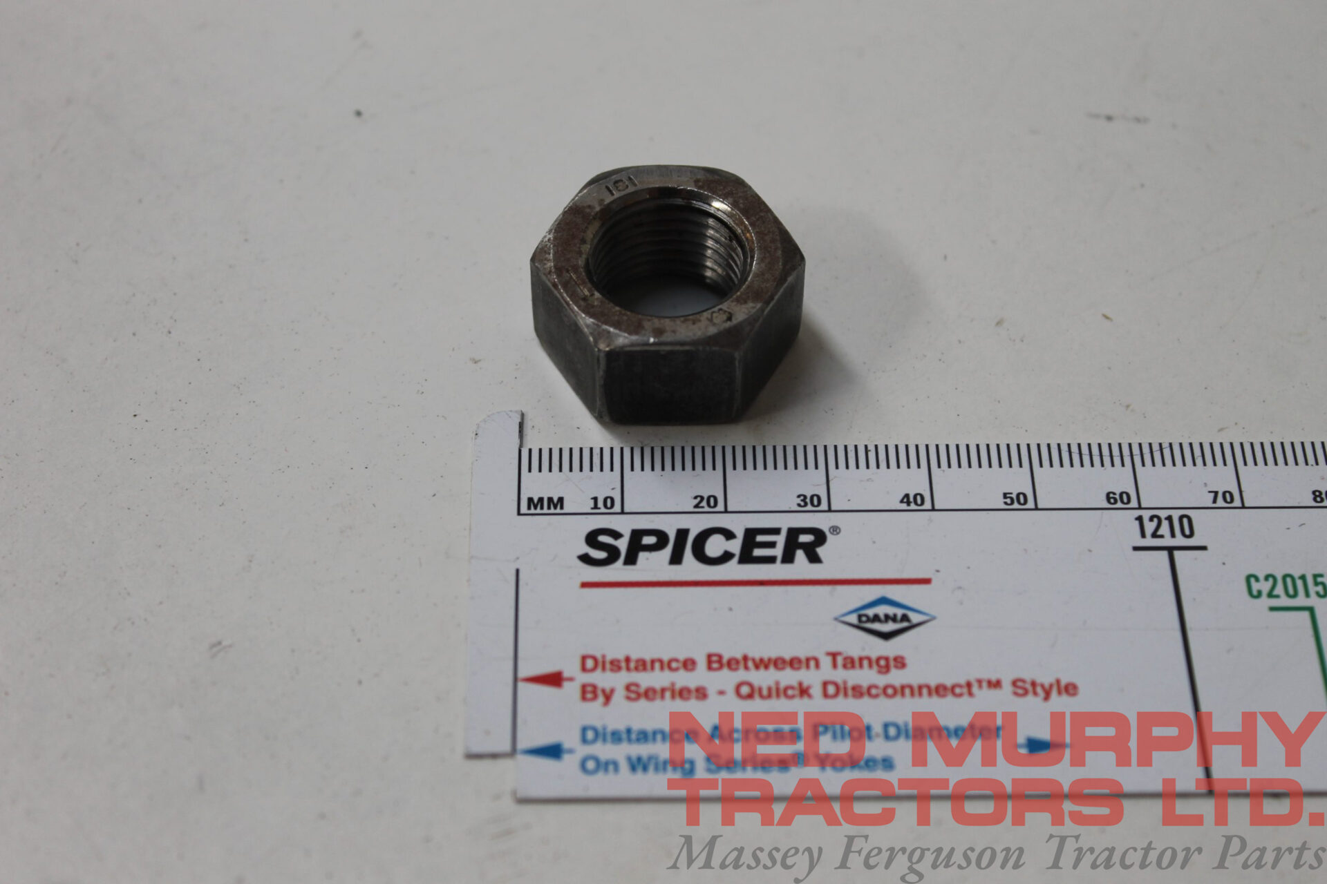 Water Pump Pulley Nut & Washer, V527601600, Massey Ferguson Tractors, Ned Murphy Tractors Ltd.