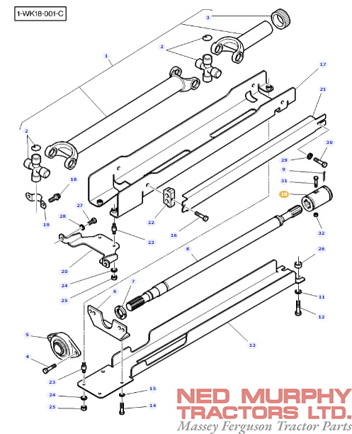 4WD Shaft Coupler 3380056M4 - Image 2