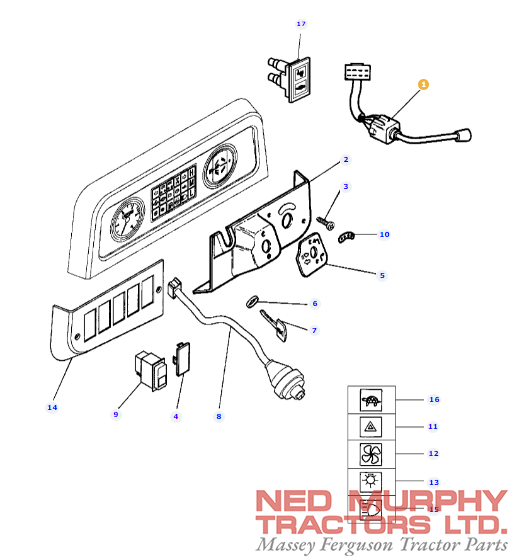 300 Series Indicator Switch 3905587M1 - Image 2