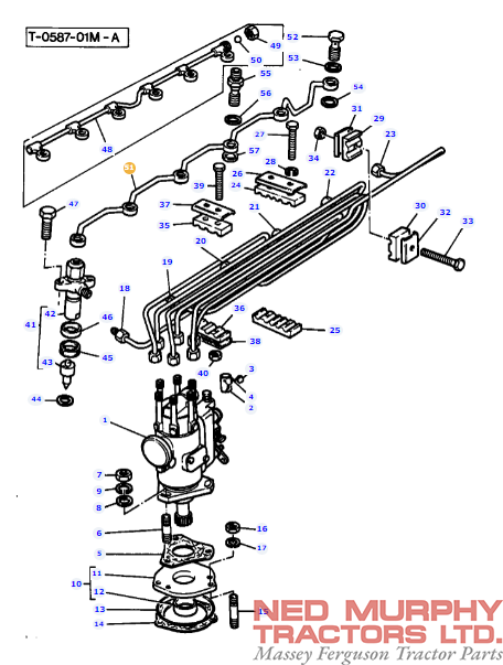 Leak Off Pipe 3637560M91 - Image 2