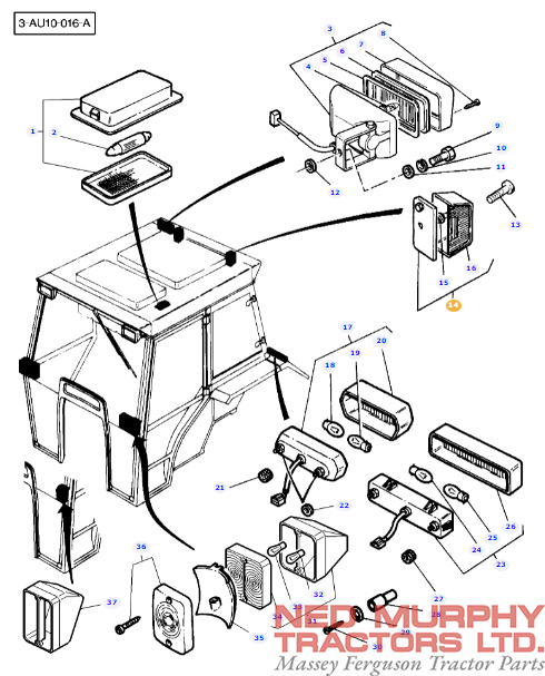 Number Plate Light - 3478350M91 - Image 2