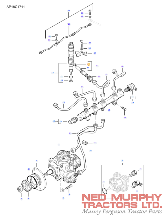 Fuel system O ring V837091050 - Image 2