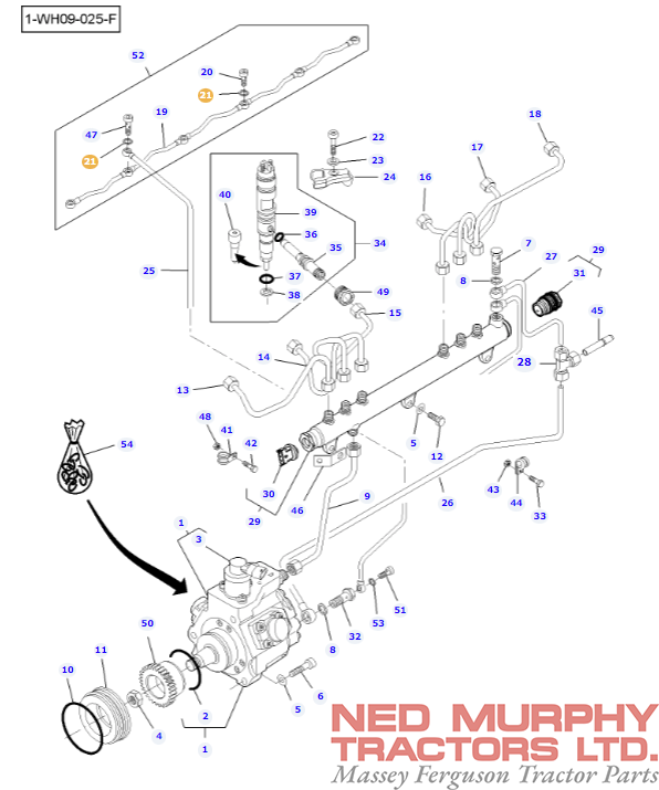 Injection System Sealing Washer V615870812 - Image 3