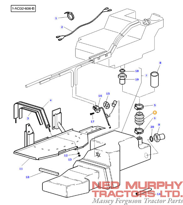 Fuel Tank Hose 3777872M1 - Image 2
