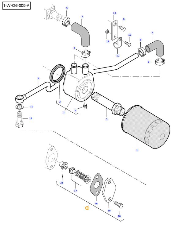 Engine Oil Pressure Valve V836662130 - Image 2