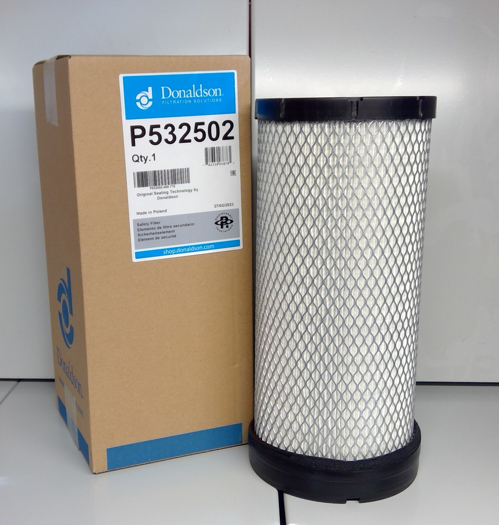 Outer Air Filter, 3782387M1, Massey Ferguson Tractors, Ned Murphy Tractors Ltd.