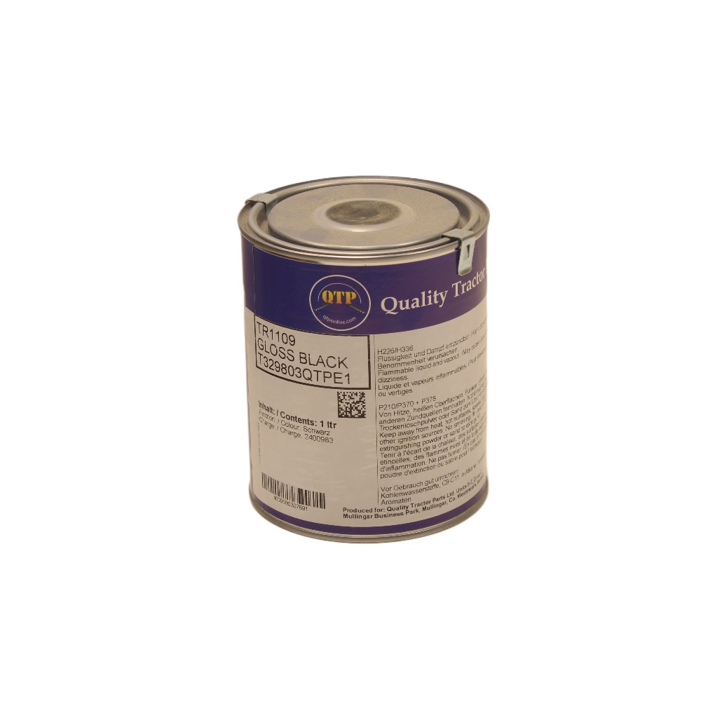 Massey Ferguson Tractors Gloss Black Paint 1L tr1109, Massey Ferguson Tractors, Ned Murphy Tractors Ltd.