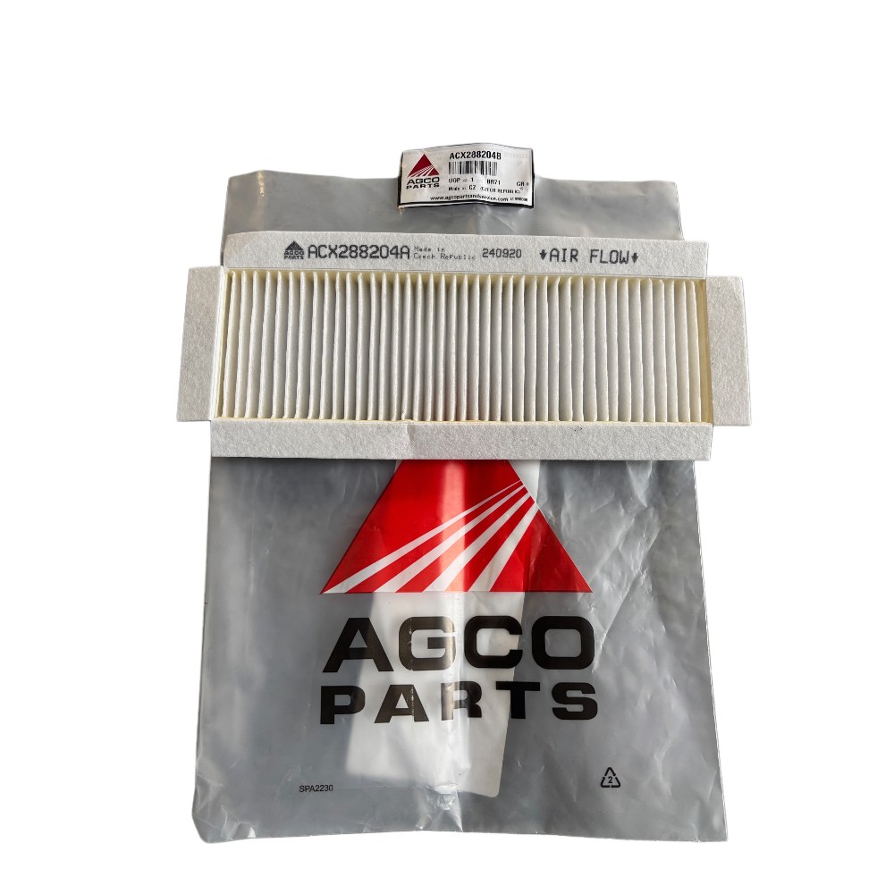 ACX288204B, Cab Air Filter, Massey Ferguson Tractor Parts, Ned Murphy Tractors