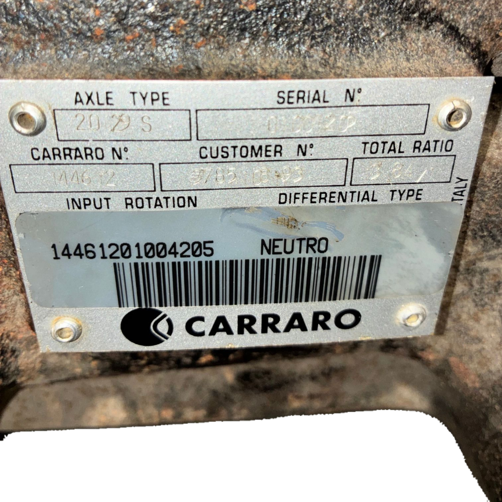 3785621M2, Complete Axle Beam, Massey Ferguson Tractors, NMT Group.